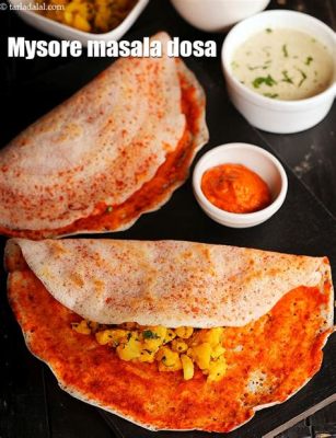  Mysore Masala Dosa: Odkryj bogactwo smaków w pikantnym i kremowym indyjskim placku!